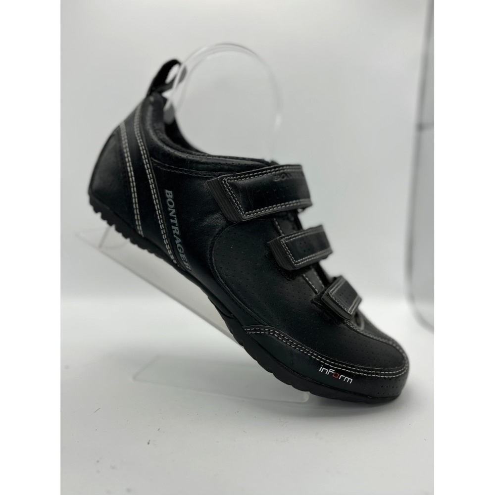 Bontrager Street Cycling Shoes Men's 7.5 Black 3 Strap SPD Compatible - Picture 2 of 11